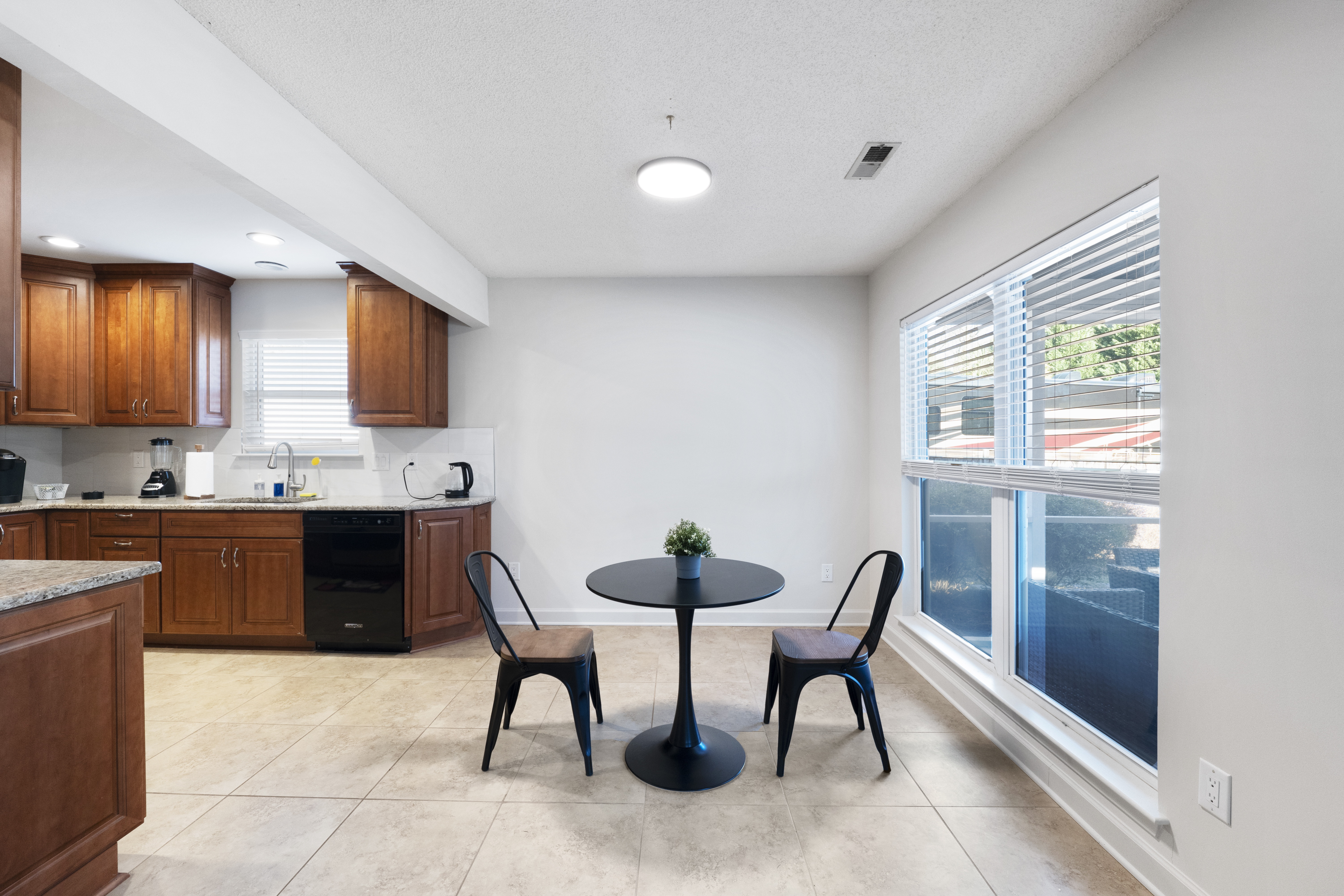 Cozy sofa and seating area