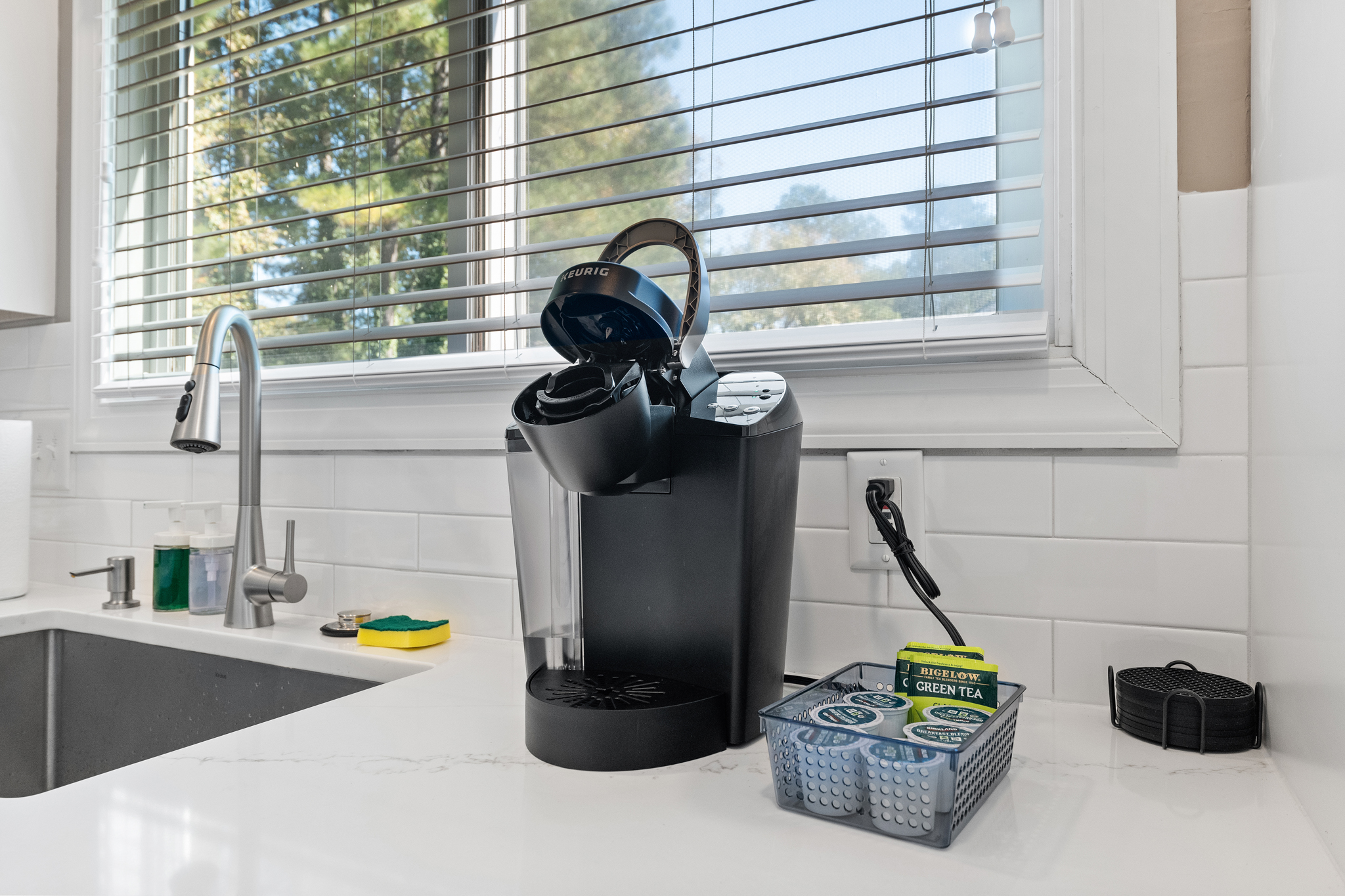 Guest bedroom with twin beds